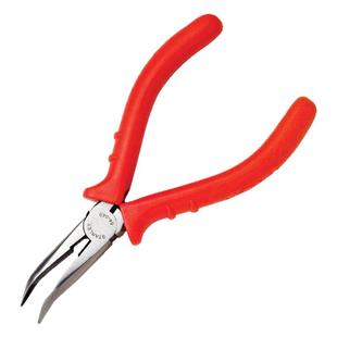 史丹利弯嘴钳6寸弯头钳子精密手工钳子多功能迷你钳精密钳鸟嘴钳