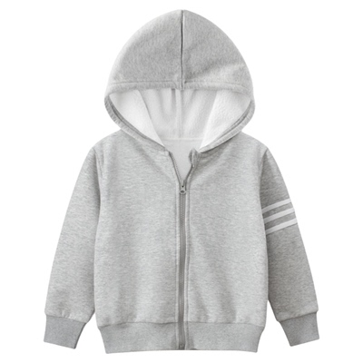 27home品牌连帽卫衣外套加绒女童