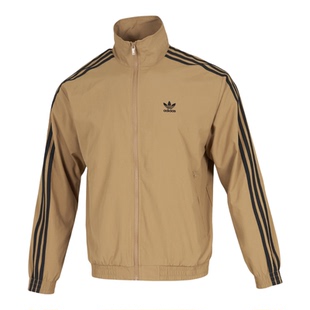 Adidas阿迪达斯2025秋季新款三叶草运动服立领梭织夹克外套JY1333