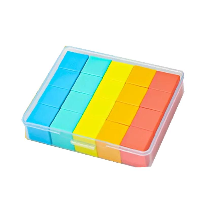 六面磁性正方体教具单色小正方体立体几何体模型小学4-6年级数学教具2cm小方块儿童观察积木立方体正方体学具