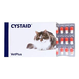 英国宠特宝Cystaid猫咪利尿通尿路感染药尿频尿血尿结石膀胱炎症