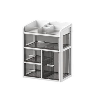 药箱家庭装收纳盒医药箱药品药物分层分格大号抽屉式透明置物架