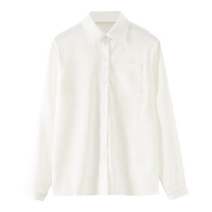 加绒加厚JK制服白衬衫长袖女学院风上衣春秋冬季打底衫保暖衬衣女