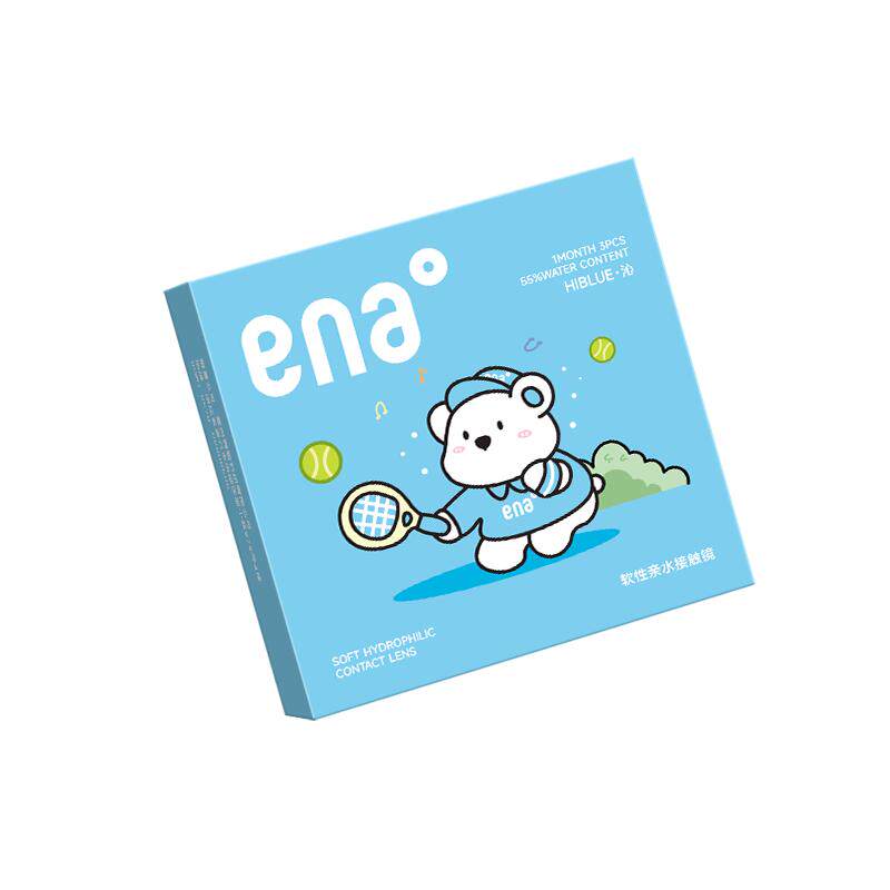 ena隐形眼镜月抛近视透明片
