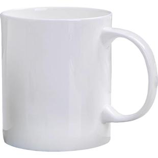 纯白色杯子马克杯陶瓷水杯骨瓷咖啡杯奶杯景德镇家用大容量高温