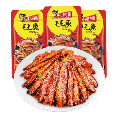 60G麻辣小包装休闲小吃零食鱼干