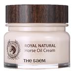 得鲜马油面霜80ml韩国the saem济州岛营养面霜修复保湿滋润不油腻