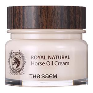 得鲜马油面霜80ml韩国the saem济州岛营养面霜修复保湿滋润不油腻