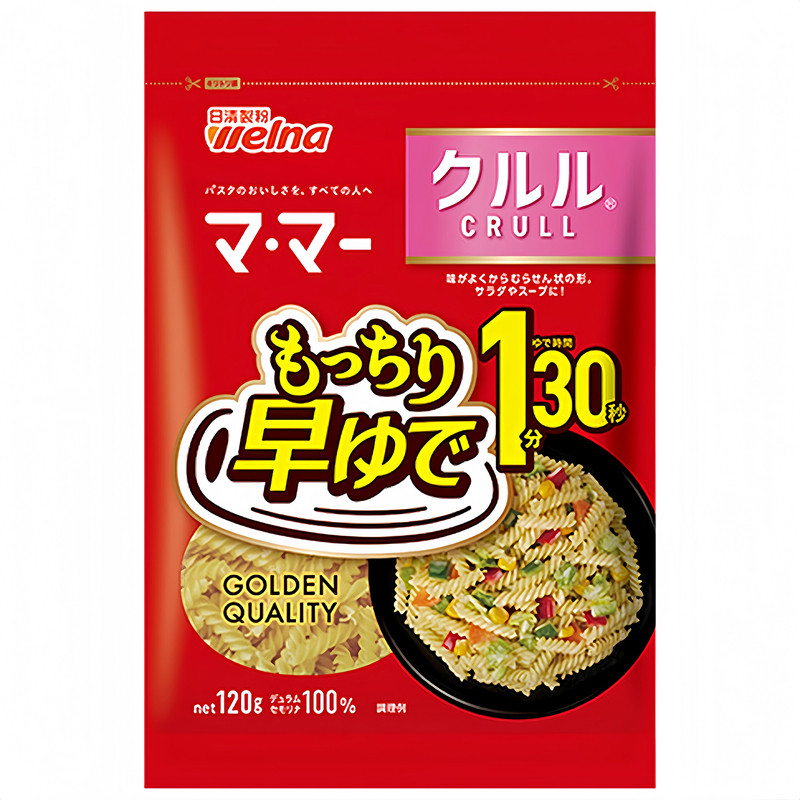 日本日清婴幼儿无盐全麦快熟意面