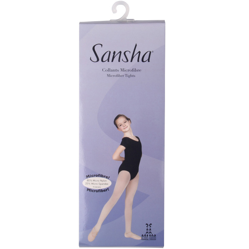 Sansha三沙儿童ballet舞蹈袜芭蕾舞专业考级大袜连裤袜连脚练功袜
