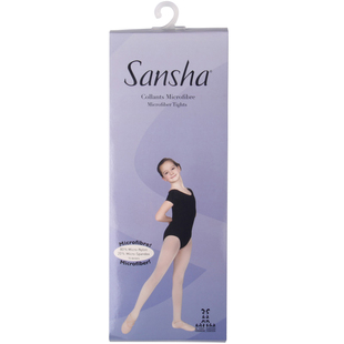 Sansha三沙儿童ballet舞蹈袜芭蕾舞专业考级大袜连裤袜连脚练功袜