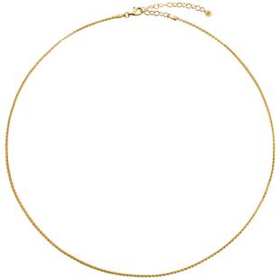 Monica Vinader莫妮卡Chains麻花编织项链毛衣链叠戴通勤锁骨链