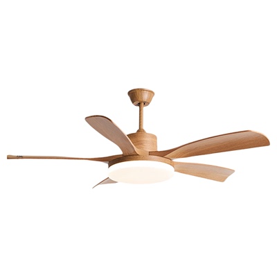 新款大风力原木风扇灯