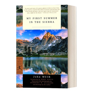 英文原版 My First Summer in the Sierra 夏日走过山间 兰登书屋现代图书馆经典系列 John Muir 英文版 进口英语原版书籍