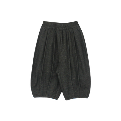 utouto折线毛呢休闲裤