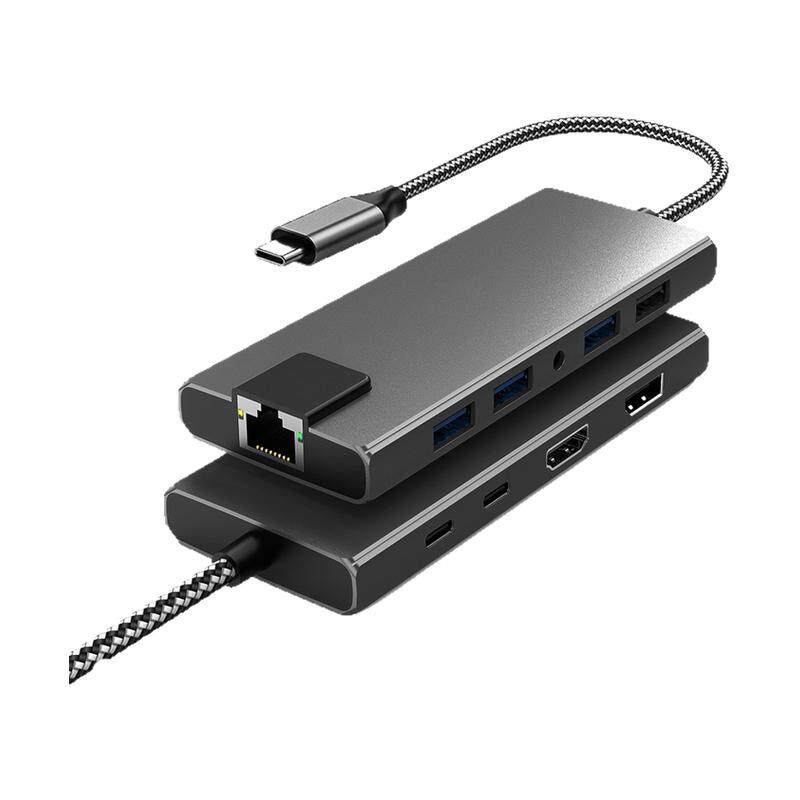 typec手机平板投屏扩展坞电脑拓展坞8k高清转换器hdmi/dp雷电4口