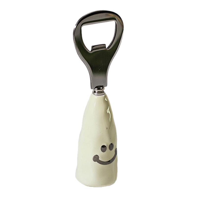 可爱笑脸啤酒开瓶器塑料