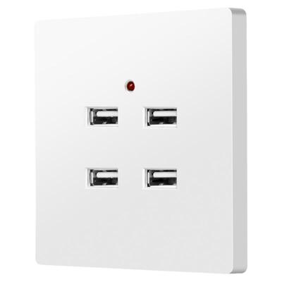 86型USB快充插座带指示灯设计