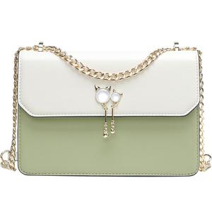 啄木鸟女包真皮斜挎包2025新款小方包夏季链条包手机包小包包女款