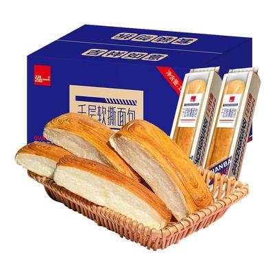 泓一千层软撕面包健康下午茶点心