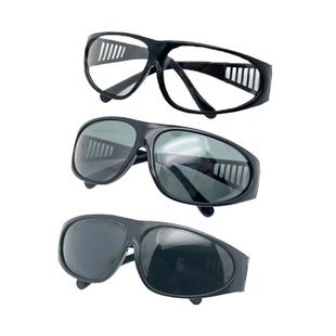 电焊眼镜防紫外线透明劳保防尘镜焊工专用玻璃防护眼镜打磨护目镜