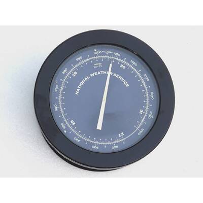 HUGE BELFORT US DEPT MARINE ANEROID BAROMETER NOAA NATIONAL