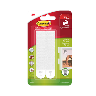 3M魔力扣免打孔挂画神器无痕挂钩强力双面胶固定相框装饰魔术贴