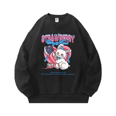 drew徐璐同款卫衣女圆领宽松美式潮流宽松衣服秋季高街小个子外套