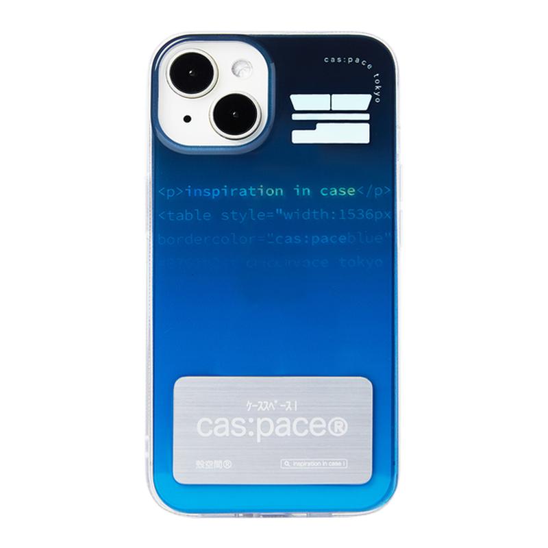 壳空间原创镭射半透明镶嵌金属片防摔适用苹果15iPhone14promax蓝色手机壳新款12/13个性双层图案高级感小众