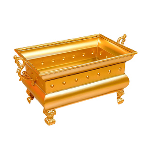 四方鼎香炉家用四方鼎香炉礼佛瑞炉麒麟四角香炉长方四脚铁香炉