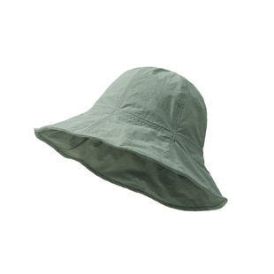 清凉豆绿~男女同款防晒帽圆顶渔夫帽透气遮阳帽太阳帽帽子女夏天