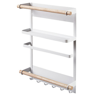 冰箱置物架侧收纳多功能多层侧面免打孔壁挂式厨房冰箱磁吸收纳架