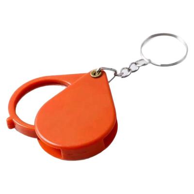 折叠钥匙扣放大镜便携手持式迷你