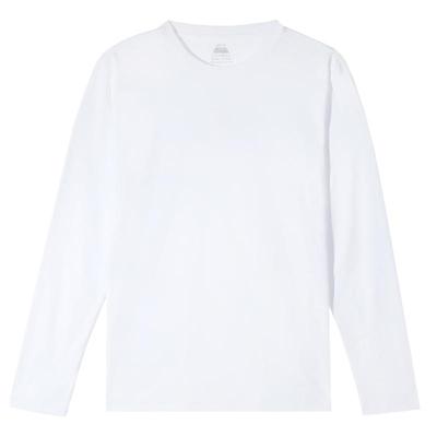 白小T加绒长袖T恤打底衫