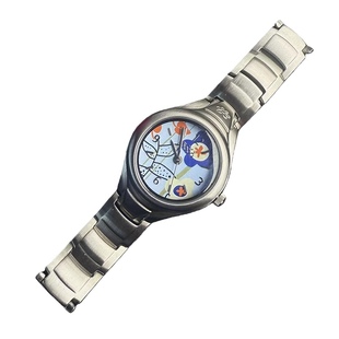 Awasteoftime浪费时间 原创插画石英手表花卉vintage圆形复古手表