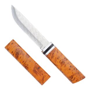 手工锻打户外刀随身带刀锋利高硬度高碳钢一体刀锋利野外刀带刀鞘