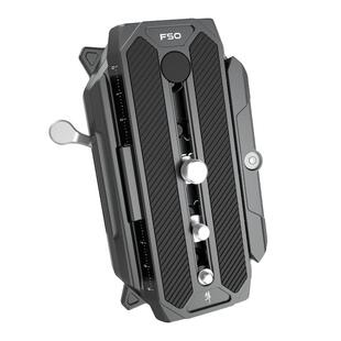 FALCAM小隼F50快装板套件兼容曼富图501规格相机通用电影机滑轨三脚架方形长形快拆板转换底座摄像机拓展配件