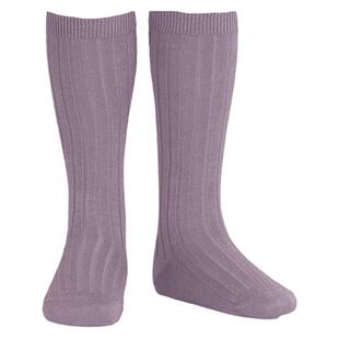 西班牙condor儿童中筒袜四季款多色可选坑条男女童高筒运动学生袜