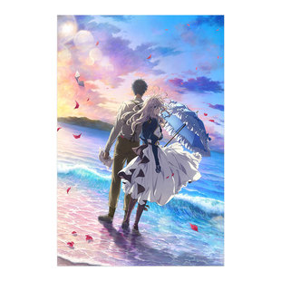 紫罗兰永恒花园动漫海报周边二次元薇尔莉特伊芙加登宿舍墙贴壁纸