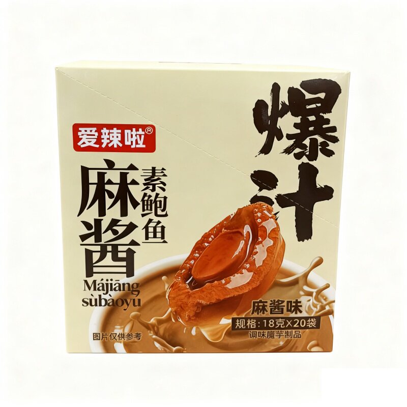 爱辣啦爆汁素鲍魔芋素鲍鱼魔芋爽