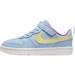 Nike/耐克正品2025春季款小童日常魔术贴低帮耐磨板鞋BQ5451-405