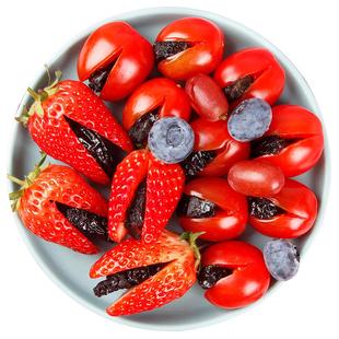 春江月乌梅条乌梅干夹番茄无核梅肉酸梅条话梅干条网红水果店同款