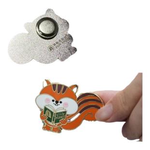 译森文创 磁吸徽章冰箱贴多款可选 橡果小卖部/松鼠Gogo/方尖碑积书成碑 原创胸针多功能装饰包饰品强磁力生日礼物译林出版社