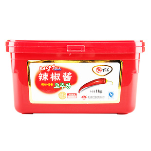 柏兰韩式风味辣椒酱石锅拌饭酱韩国辣酱调料炒年糕酱朝鲜辣酱1kg