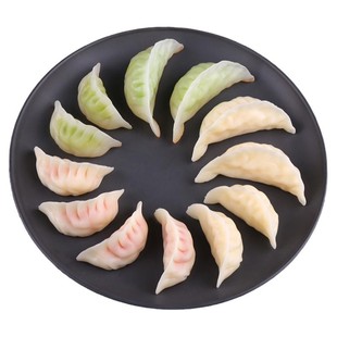 仿真饺子煎蒸烤饺模型假水饺馄饨云吞玩具菜品食物过家家拍摄道具