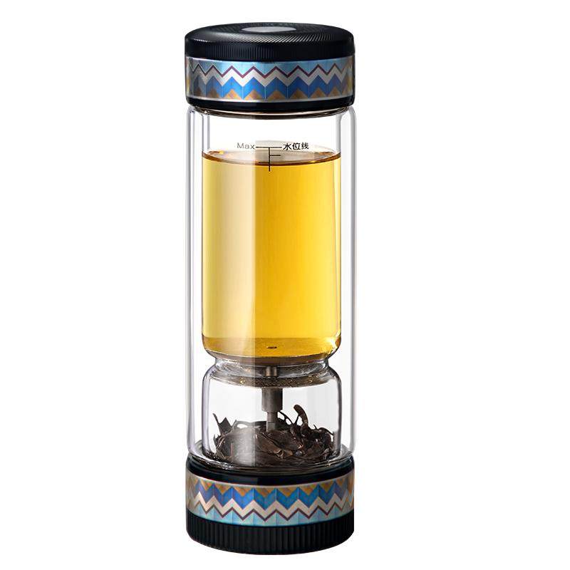 茶之恋彩钛版茶水分离杯高档礼盒