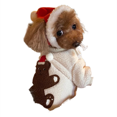 宠物秋冬可爱卫衣圣诞狗狗