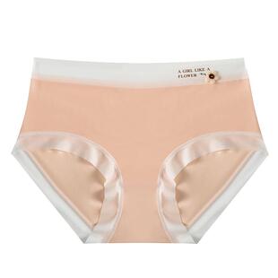 健丹鸟冰丝无痕内裤女士薄款夏季年新款女生纯全棉抗菌裆三角短裤