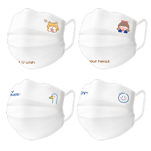 医用外科口罩女高颜值一次性医疗灭菌级成人卡通可爱印花独立包装