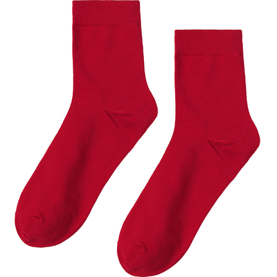 STW本命年红色棉质情侣袜子